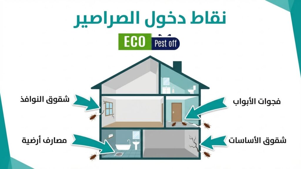 كيف تدخل الصراصير إلى منزلك؟ دليلك الشامل للحماية والعلاج مع آفاق بيئية